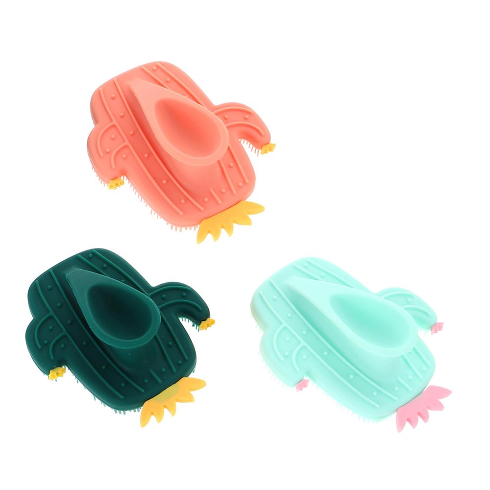 ETHZZLE 3pcs Silicone Facial Brush Gentle Skin Exfoliating Face Wash Scrubber for Women Soft Silicone Material with Ergonomic Grip for Comfortable Makeup Cleaning and Facial Care