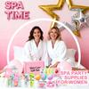 55PCS Spa Skincare Set for Kids,Spa Party Favors Supplies For Teens 10-12, Include Face Masks,Lip Balm,Hand Cream,Foot Bath Bombs,Lip Mask,Bulk Gifts,Christmas Stocking Stuffers For Girls Ages 8-12 view 3