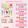 55PCS Spa Skincare Set for Kids,Spa Party Favors Supplies For Teens 10-12, Include Face Masks,Lip Balm,Hand Cream,Foot Bath Bombs,Lip Mask,Bulk Gifts,Christmas Stocking Stuffers For Girls Ages 8-12 view 4