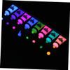 COOLHIYA 8pcs UV Reactive Face Paint Washable Luminous Neon Colors High Pigmentation Glow Dark Paint for Festivals Halloween Parties and Nighttime Events view 4