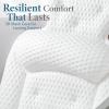Bath Pillows for Tub, Extra Large Bathtub Cushion for Head and Neck with Soft 5D Mesh Fabric and 54 Non-Slip Suction Cups, Relaxing Tub Shower Accessories Spa Gifts view 3
