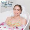 Bath Pillows for Tub, Extra Large Bathtub Cushion for Head and Neck with Soft 5D Mesh Fabric and 54 Non-Slip Suction Cups, Relaxing Tub Shower Accessories Spa Gifts view 4