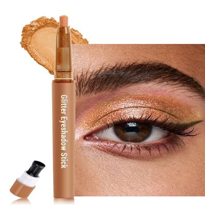 Champagne Eyeshadow Stick with Sharpener, Eye Makeup for Mature Women-10