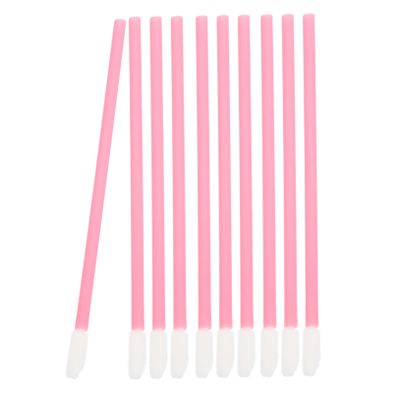 ETHZZLE 100pcs Lip Brushes Lipstick Applicator Wands for Precise Lip Mask Application and Concealer Blending Portable Pink Cosmetic Makeup Tools and Eye Areas