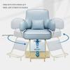 Barber Chair,Salon Chair for Hair Stylist,Salon Chair with Hydraulic Pump,360 Degree Swivel Hair Stylist Chairs with Footrest,Gray,D view 3