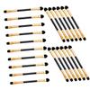 COOLHIYA 20pcs Dual-ended Eyeshadow Brushes for Women Precision Makeup Applicators with Soft Synthetic Bristles Compact Lightweight Design for Blending Shading Smudging and Highlighting Eye view 1
