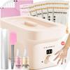 GIRLEARLE 7000ml Paraffin Wax Machine for Hand and Feet, Hand Wax Paraffin Machine Bath with 4.4 lbs Scent-Free Paraffin Wax Refills for Hands, Feet, Elbows & Body to Relieve Stiff Muscles & Joints view 1