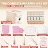 GIRLEARLE 7000ml Paraffin Wax Machine for Hand and Feet, Hand Wax Paraffin Machine Bath with 4.4 lbs Scent-Free Paraffin Wax Refills for Hands, Feet, Elbows & Body to Relieve Stiff Muscles & Joints view 2