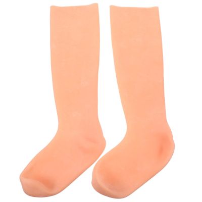 COOLHIYA Moisturizing Socks for Women and Men Elastic Long Overnight Foot Care Socks for Cracked Heel Soft Comfortable Adult Use