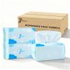 JOWLOT Disposable Face Towels, 240 Count Ultra Soft and Thick Cotton Facial Towels for Sensitive Skin, Dry Wipes Face Tissues Towelettes for Cleansing, Makeup Remover and Skincare view 1