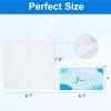 JOWLOT Disposable Face Towels, 240 Count Ultra Soft and Thick Cotton Facial Towels for Sensitive Skin, Dry Wipes Face Tissues Towelettes for Cleansing, Makeup Remover and Skincare view 2
