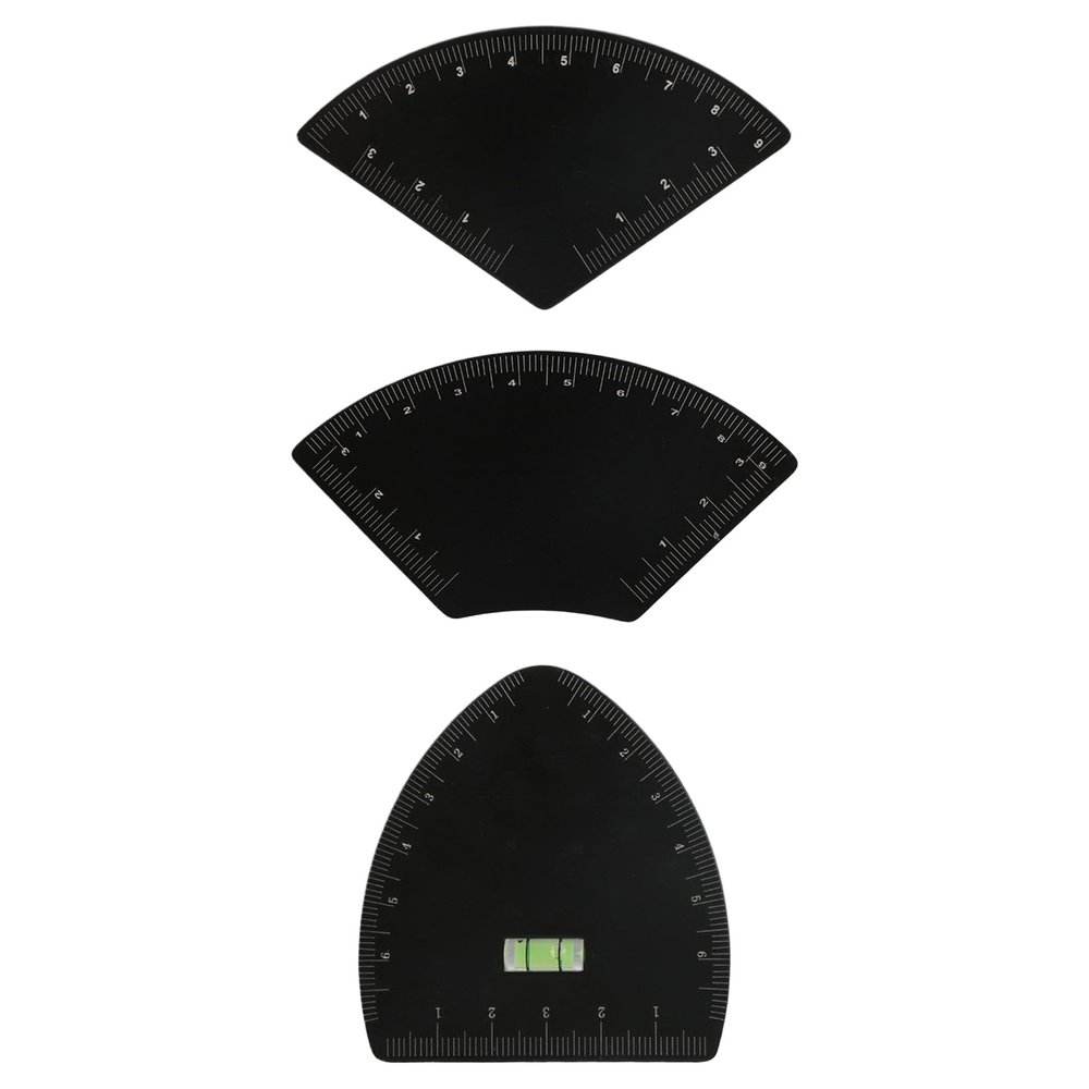 3pcs Eyebrow Stencils for Shaping - Fast Drawing Eyebrow Design Ruler, Reusable Double-Sided Brow Mapping Kit for Women Beginner, Microblading and Tattoo Supplies