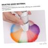 COOLHIYA Comfortable Bristle Nail Cleaning Brush with Diamond Handle Soft Flexible Manicure Dust Removal Tool for Nails Hands Feet Salon Home Use Gentle Skin and Pets Silver Color view 3