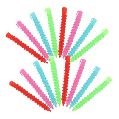 ETHZZLE 60pcs Spiral Hair Perm Rods Plastic Curling Rods for Cold Perms for Women Hair Styling and Volume