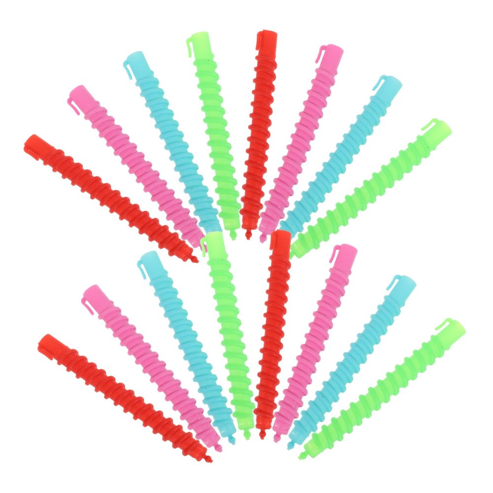 ETHZZLE 60pcs Spiral Hair Perm Rods Plastic Curling Rods for Cold Perms for Women Hair Styling and Volume
