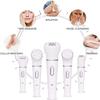 EZAGMWGFB Epilator for Women, 5-in-1 Hair Remover for, Rechargeable Electric with Callus Pumice Stone Rollers and Facial Cleansing Brush Massager view 4