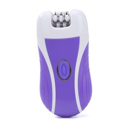 EZAGMWGFB 3 in 1 Hair Removal Epilator with Head & Shaver, Electric Cordless Portable Painless(Purple)