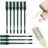 2-in-1 Nose Hair Trimmer and Ear Pick, Newly Upgraded Portable 360 Rotating Nose Hair Removal Tool, Dual Blades Prevent Hair Jamming, Suitable for Both Men and Women (Dark Green, 9) view 1