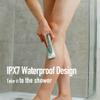 BAREWIZE Bikini Trimmer for Women, Pubic Hair Trimmer | LED Light, IPX7 Waterproof, USB-C Rechargeable, Replaceable Ceramic Blade | Electric Razors for Women, Electric Body Hair Shaver (Mint Oasis) view 4