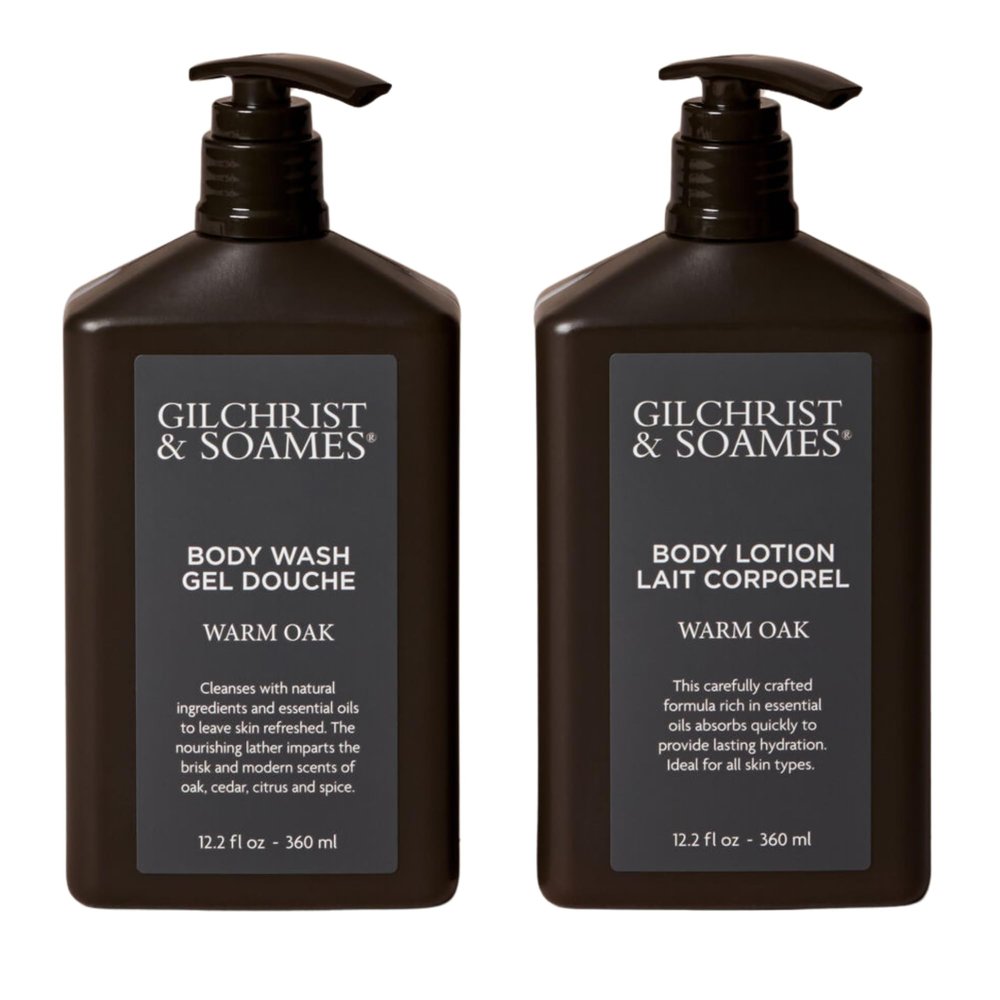 Sheraton Body Lotion & Body Wash - Luxury Hotel Hand & Body Lotion - Warm Oak - 12oz - Set of 1 Each