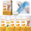 Deluxe Pedicure 6 Step in 1 Box  Epsom Salt, Callus Remover, Extreme Sugar Scrub, Collagen Mask, Massage Oil Candle & Shea Butter Lotion. (Orange 06 Set) view 1