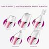 EZAGMWGFB 5 in 1 Electric Epilator Set Includes A Shaving Device for Private Parts, A Pubic Knife for The Armpits, A for Cutting The Eyebrows - Precise Hair Removal view 2