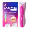 BAREWIZE Bikini Trimmer for Women, Electric Shaver for Women | LED Light, IPX7 Waterproof, USB-C Rechargeable, Ceramic Blade | Electric Razors for Women, Pubic Hair Trimmer Women (Petal Bonbon) view 1