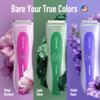 BAREWIZE Bikini Trimmer for Women, Electric Shaver for Women | LED Light, IPX7 Waterproof, USB-C Rechargeable, Ceramic Blade | Electric Razors for Women, Pubic Hair Trimmer Women (Petal Bonbon) view 2