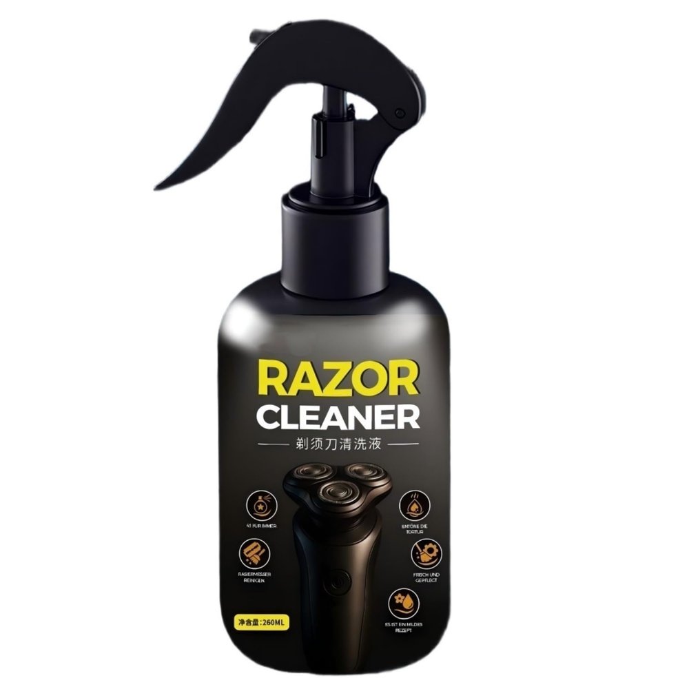 ENOIAMYF Shaving Razor Cleaning Liquid, Cleaning Solution For Shaving Razors, Maintenance And Cleaning Agent Specifically For Manual And Electric Razors