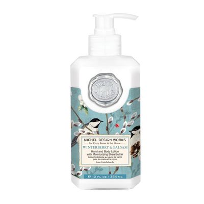 Michel Design Works Hand & Body Lotion, Winterberry & Balsam (856444)