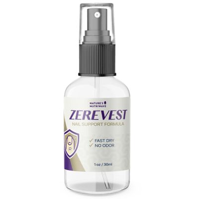 Zerevest  Natural Plant-Based Foot and Nail Spray  Fast-Drying, Odorless, Easy-to-Use Daily Formula - Made in USA, 100% Natural  1 Fl Oz (30 mL), 1 Month Supply