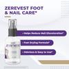 Zerevest  Natural Plant-Based Foot and Nail Spray  Fast-Drying, Odorless, Easy-to-Use Daily Formula - Made in USA, 100% Natural  1 Fl Oz (30 mL), 1 Month Supply view 2