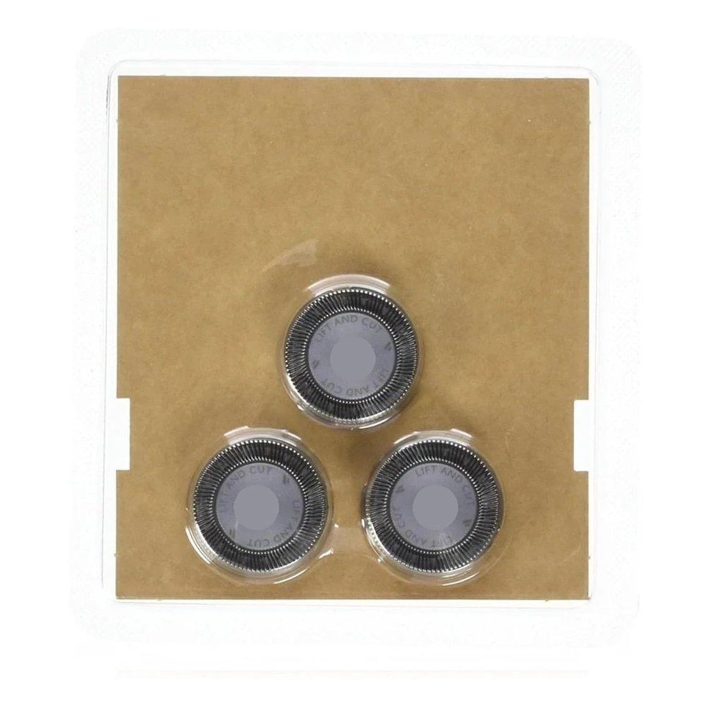 3Pcs Replacement Shaver Head Blade CuttersCompatible For PhilipsCompatible For NorelcoHQ4 HQ58 HQ56 HQ80