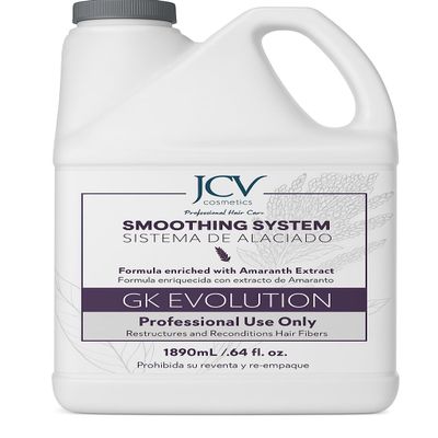 GK Evolution JCV, Professional Hair Treatment with Amaranth Extract, Cream Keratin 64 Fl Oz, for Hair Smoothing, Straightening Styling, Conditioning Hair