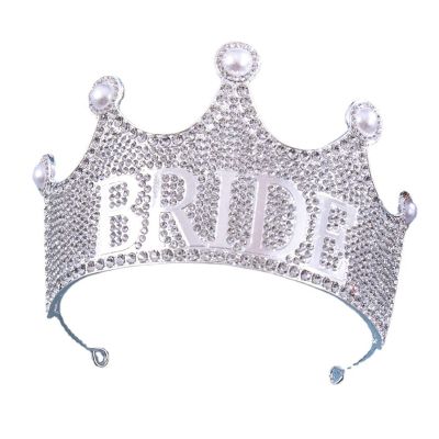Alloy Crown Headdress Fashionable Hair Accessories Ornament Temperament Hair Crown Headpiece For Weddings And Parties Bridal Headwear