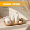 24PCS 30ML/1oz Empty Refillable Cosmetic Squeeze Tube Bottle Containers Jars Pot With Flip Cap For Makeup Shampoo Facial Cleanser Body Cream Shower Gel Liquids Lip Gloss (White) (Pack of 2) view 3