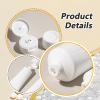 24PCS 30ML/1oz Empty Refillable Cosmetic Squeeze Tube Bottle Containers Jars Pot With Flip Cap For Makeup Shampoo Facial Cleanser Body Cream Shower Gel Liquids Lip Gloss (White) (Pack of 2) view 4