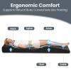 Selectico Ergonomic Lash Bed Topper, High-Density Foam Massage Table Topper with Plush Removable Cover, Non-Slip Massage Table Pad for Salon, Spa, Facial,Lash Extension Beds, 71"x28" (Black) view 2