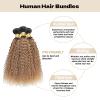 T1B/30 Ombre Brown Straight Human Hair Bundles 26 28 30 Inch view 2