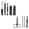 Manicure Kit Nail Clippers Scissors Tweezer Ear Pick Hand Foot Care Tools Set Multi-Function Daily Use (Red) view 4
