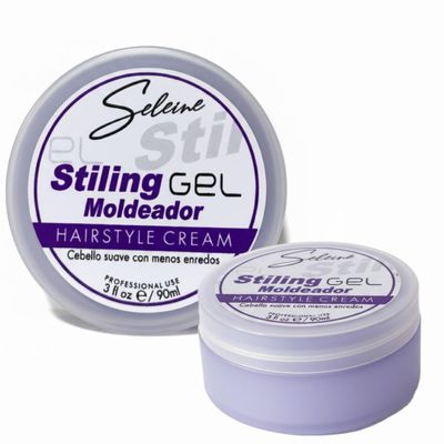 SELEINE ESSENTIAL HAIR: Control Gel  Cherry Blossom Styling Gel for Edges & Braids | Strong Hold, No Flakes, Smooth Finish | Shine & Definition for All Hair Types, 2.8 oz