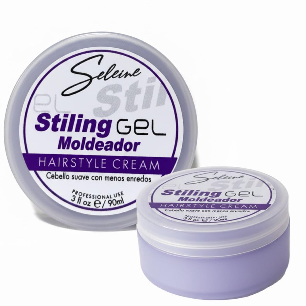 SELEINE ESSENTIAL HAIR: Control Gel Cherry Blossom Styling Gel for Edges & Braids | Strong Hold, No Flakes, Smooth Finish | Shine & Definition for All Hair Types, 2.8 oz