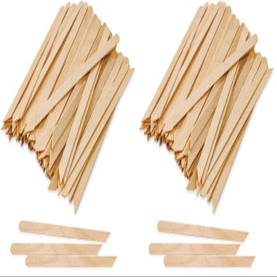 Tachibelle Wooden Wax Sticks - Body Eyebrow, Lip, Nose Small Waxing Applicator Sticks for Hair Removal and Smooth Skin Professional Spa - 2 in 1 (pointed and slanted) (Pack of 1000)