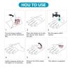 20 Sheets Hello Cat Kitty Temporary Tattoos, Birthday Party Favors, Cartoon Decoration Sticker Gifts Home Activity Christmas Rewards (KT) view 4
