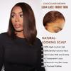 12 inch Bob Wig Human Hair, 13x4 HD Lace Front Wigs Human Hair, Glueless & Pre Plucked Bob Wig with Baby Hair, 180% Density Bob Wigs for Woman (4#) view 4