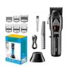 Barber High Speed Motor 9000 RPM Electric Hair Clipper Rechargeable Professional Trimmer with Charging Base -1763(KM-1763-black) view 1