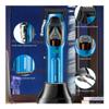 Barber High Speed Motor 9000 RPM Electric Hair Clipper Rechargeable Professional Trimmer with Charging Base -1763(KM-1763-black) view 4
