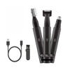 3 in 1 Electric Rechargeable Nose Ear Hair Trimmer for Men Sideburns Eyebrows Beard Clipper Shaver view 4