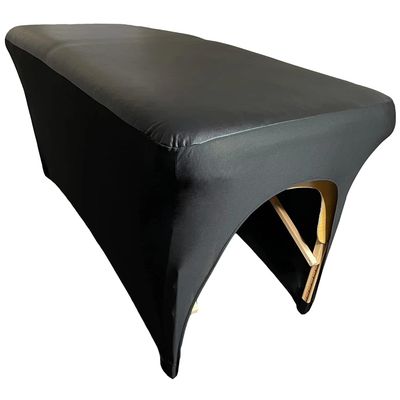 Black,6FT(183x76x74cm),PU Leather Lash Bed Cover - Waterproof & Wipeable Massage Table Topper, Protective Spa Treatment Sheet Set for Lash Bed Topper Or Massage Bed