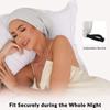100% Mulberry Silk Bonnet for Sleeping Women Men, Real Silk Lined Sleep Cap with Adjustable Strap, Hair Wrap Slouchy Beanie for Curly Hair view 2